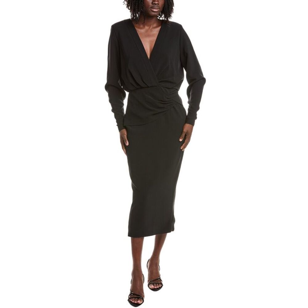 Alexis Womens Fraser Midi Dress, Black